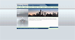 Desktop Screenshot of energydensepowersystems.com